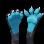  3d_(artwork) animated anthro claws digital_media_(artwork) dragon feet foot_fetish foot_focus hindpaw kneading male mintlord paws soles solo spread_toes toe_claws toe_curl toes xero_(captainscales) 