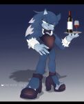  absurd_res alcohol anthro beverage bunny_costume clothed clothing container costume crossdressing cup drinking_glass glass glass_container glass_cup hi_res leotard male minimin_093 playboy_bunny playboy_outfit sega solo sonic_the_hedgehog sonic_the_hedgehog_(series) sonic_the_werehog sonic_unleashed wine wine_bottle wine_glass 