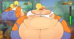  absurd_res activision anthro big_butt bubble_butt butt coco_bandicoot crash_bandicoot_(series) female food fruit hi_res huge_butt nipples obese obese_female overweight overweight_female plant solo stunnerpony video_games weight_gain wumpa_fruit 