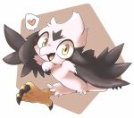  &lt;3 accipitrid accipitriform anthro avian beak bird brown_body brown_feathers doneru feathered_wings feathers gesture head_markings hi_res looking_at_viewer markings running simple_background smile solo talons waving waving_at_viewer west_(nettsuu) white_body white_feathers winged_arms wings 