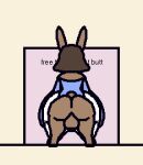  ambiguous_gender ambiguous_penetration animated anthro big_butt bonnie_(terubby) bovid butt caprine duo from_behind_position goat huge_butt lagomorph male male/ambiguous mammal marble_(marblebunny) penetration sex terubby through_wall 