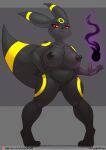  2022 4_toes 5_fingers anthro areola big_breasts breasts chrysalisdraws digital_media_(artwork) eeveelution feet female fingers genitals hi_res looking_at_viewer nintendo nipples nude pok&eacute;mon pok&eacute;mon_(species) pussy slightly_chubby solo text toes umbreon url video_games 