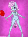  absurd_res accessory anthro armwear blossomblaze bow_ribbon candy chest_fur clothing collar dessert fan_character female food freckles furgonomics genitals hair hasbro hi_res humanoid legwear lollipop long_tail my_little_pony nipples nude pussy ribbons short_hair solo spread_arms spread_legs spreading tail_accessory tail_bow tail_ribbon tongue tongue_out 
