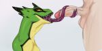 anthro anthro_penetrated deadlock duo female female_anthro female_on_human female_penetrated genitals green_body green_scales hi_res human human_on_anthro human_penetrating human_penetrating_anthro humanoid_genitalia humanoid_penis interspecies long_neck long_tongue male male/female male_human male_penetrating male_penetrating_anthro male_penetrating_female mammal oral penetration penis reptile scales scalie sex side_view snake soapydraws tongue tongue_out tonguejob valve vyper_(deadlock) yellow_eyes