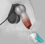  animal_genitalia anthro balls bodily_fluids canid canine canine_genitalia container corvidtree cum cum_in_a_cup cum_in_container cup ejaculation excessive_cum excessive_genital_fluids feral garvark_(corvidtree) genital_fluids genital_leash genitals hands-free hi_res knot knotted_penis leash leash_pull male mammal musk musky_balls musky_penis penile penis penis_milking sheath solo 