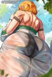 absurd_res biped blonde_hair breasts butt clothed clothing dress female hair hi_res humanoid humanoid_pointy_ears hylian jebjebbz nintendo not_furry panties pointy_ears princess_zelda solo the_legend_of_zelda thick_thighs translucent translucent_clothing underwear 
