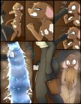  absurd_res age_difference angry anthro blue_eyes bodily_fluids brown_body brown_fur bucket canid canine container dark_body dark_fur duo facial_scar female forced forced_bathing forced_exposure fox fur hi_res holding_nose keta_(privvy) kidnapping larger_female male male/female mammal miguel_(privvy) mouse murid murine nipples older_female privvys-art red_fox rodent scar silver_fox size_difference smaller_male spiral spiral_eyes steam suds tears true_fox warm wet younger_male 
