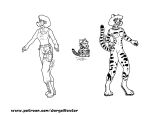  absurd_res animal_humanoid anthro black_footed_cat boots bottomwear breasts cargo_pants cat_humanoid clothing felid felid_humanoid feline feline_humanoid female feral footwear hi_res human humanoid jorge_nestor mammal mammal_humanoid pants 