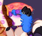 abuse accessory after_rape after_sex andromorph andromorph/male anthro ball_lick ball_suck balls bat bat_wings bdsm big_balls big_penis blue_hair blush bodily_fluids body_worship canid canine canis cock_ring collar cum curly_hair digital_media_(artwork) domestic_dog duo erection extreme_size_difference felid fellatio forced fur genital_fluids genital_leash genital_worship genitals hair huge_balls huge_penis humanoid_genitalia humanoid_penis intersex intersex/male jewelry kiss_mark kneeling leash leashed_collar licking lipstick lipstick_on_balls lipstick_on_body lipstick_on_penis looking_at_genitalia looking_at_penis looking_up makeup male mammal membrane_(anatomy) membranous_wings open_mouth oral pantherine penile penis penis_accessory penis_jewelry penis_leash penis_on_face penis_on_head penis_worship petplay piercing precum puppyplay purple_eyes purple_lipstick rape roleplay sex simple_background size_difference striped_body striped_fur stripes submissive sucking tail tiger toastlotl tongue tongue_out trans_(lore) trans_man_(lore) vein white_body wings