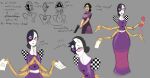  4_arms 5_fingers ambient_among_us animate_inanimate anthro black_hair checkered checkered_clothing checkered_topwear clothing colored digital_drawing_(artwork) digital_media_(artwork) doll dress electronics english_text eyewear female fingers front_view full-length_portrait glasses grey_background gun hair half-length_portrait handgun hi_res holding_gun holding_handgun holding_object holding_paper holding_phone holding_pistol holding_ranged_weapon holding_weapon landline_phone living_doll looking_aside looking_at_viewer medium_hair microphone miss_pauling_(team_fortress_2) mouth_closed multi_arm multi_limb ninetheowl open_mouth paper pattern_clothing pattern_topwear phone pince-nez pink_eyewear pink_glasses pistol portrait pose pupils purple_clothing purple_dress purple_eyes ranged_weapon reference_image round_glasses simple_background sketch solo team_fortress_2 text thin_eyebrows three-quarter_portrait topwear valve weapon wearing_glasses white_sclera yellow_pupils yellow_sclera 