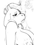 2026 anthro areola big_areola big_breasts blush blush_lines boss_monster_(undertale) bovid breasts caprine curvy_figure duo faceless_character faceless_male female flaccid floppy_ears genitals goat horn huge_areola huge_breasts imminent_sex long_ears male male/female mammal mature_anthro mature_female monochrome nipples nude nude_anthro nude_female nude_human nude_male penis sakamtosng toriel undertale undertale_(series) vein veiny_penis voluptuous voluptuous_anthro