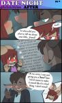 absurd_res anthro ballisticmelissa bat blush bovid caprine dialogue duo english_text female gael_(ballisticmelissa) goat heart_eyes heart_symbol hi_res hot_breath intersex intersex/male lilla_(ballisticmelissa) male mammal text
