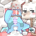 1:1 2026 after_anal allay animal_genitalia animal_penis anus balls bed blue_body bodily_fluids canine_genitalia canine_penis censor_bar censored censored_genitalia censored_penis cum cum_on_bed cum_on_self digital_drawing_(artwork) digital_media_(artwork) dominant dominant_feral dominant_male duo ellipsis feral fur furniture gaping gaping_anus genital_fluids genitals grey_body grey_fur hi_res humanoid knot knotted_penis larger_feral larger_male leash leash_in_mouth leash_pull legless licking looking_aside lying male male/male male_feral male_humanoid male_on_feral male_on_humanoid microsoft minecraft mojang monotone_body monotone_fur object_in_mouth obscured_face on_side oral penile penis penis_lick penis_on_face pictographics pink_penis purple_penis purupuwa quadruped rear_view sex shaded size_difference smaller_humanoid smaller_male soft_shading submissive submissive_humanoid submissive_male tapering_penis throbbing throbbing_penis tongue wolf_(minecraft) xbox_game_studios