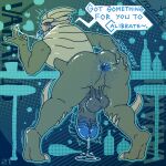 2_toes alien alien_humanoid anthro anus backsack balls bent_over big_balls big_butt big_penis bioware blue_anus blue_eyes blue_genitals blue_glans blue_penis blue_tongue blush bodily_fluids body_hair bottle butt butt_grab butt_hair claws container dialogue digital_media_(artwork) dripping electronic_arts english_text erection feet fingers foreskin furniture genital_fluids genitals glans grabbing green_body green_eyes green_genitals grey_body grey_genitals hairy_balls hand_on_butt heart_symbol huge_penis humanoid humanoid_genitalia humanoid_penis inviting leaking looking_at_viewer looking_back looking_back_at_viewer male male_humanoid mass_effect motion_lines multi_genitalia narrowed_eyes naudiz_(artist) nude onomatopoeia open_mouth penis perineum precum precum_drip precum_string presenting presenting_anus presenting_hindquarters rear_view retracted_foreskin saggy_balls saliva saliva_string scalie shaking sharp_teeth solo sound_effects speech_bubble spread_anus spread_butt spread_legs spreading standing talking_to_viewer teeth text throbbing throbbing_penis toe_claws toes tongue tongue_out turian varakus_molanin vein veiny_penis