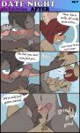 absurd_res anthro ballisticmelissa bat blush bovid breasts caprine dialogue duo ear_piercing erection fellatio female frottage gael_(ballisticmelissa) genitals goat grinding hi_res intersex intersex/male lilla_(ballisticmelissa) male mammal navel navel_piercing nipple_piercing nipples oral penile penis penises_touching piercing sex straddling stroking_penis