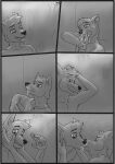  aariel anthro axel bodily_fluids canid canine comic cum cum_in_mouth cum_inside cum_on_face duo genital_fluids hi_res kissing male male/male male_penetrating mammal penetration wolfyalex96 
