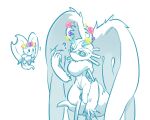 0olqplo0 alien ambiguous_gender anthro antlers bar_emanata big_ears biped bipedal_feral black_sclera blush blush_lines bodily_fluids chest_tuft chinchillid countershade_torso countershading digital_drawing_(artwork) digital_media_(artwork) digitigrade duo elfilin emanata fecto_elfilis feral fingernails flower flower_crown flower_on_antlers fluffy fluffy_tail head_wings horn huge_wings kirby_(series) looking_at_another male_(lore) mammal mouthless nails neck_tuft nintendo notched_ear plant pupils question_mark rodent semi-anthro simple_background size_difference starling_(kirby) sweat sweatdrop tail tuft unusual_wing_placement white_background wings