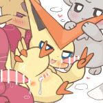 1:1 2026 after_oral after_vaginal anus biped bipedal_feral blue_eyes blush bodily_fluids butt cel_shading censor_bar censored censored_genitalia censored_penis censored_vulva chibi cinccino cum cum_from_vagina cum_in_vagina cum_inside cum_string digital_drawing_(artwork) digital_media_(artwork) dipstick_tail disembodied_penis fangs female female_feral feral feral_on_feral feral_penetrated feral_penetrating feral_penetrating_feral from_behind_position fur generation_5_pokemon genital_fluids genitals gesture grey_body grey_fur group group_sex hand_gesture hi_res innie_vulva leaking_cum legendary_pokemon looking_at_viewer lying male male/female male/male male_feral male_penetrated male_penetrating male_penetrating_male markings mienfoo monotone_body monotone_fur multicolored_body multicolored_fur narrowed_eyes nintendo on_side open_mouth open_smile orange_body penetration penis pink_penis pokemon pokemon_(species) presenting presenting_cum_inside presenting_hindquarters presenting_vulva purple_eyes purupuwa rear_view red_body sex shaded smile spoon_position tail tail_markings tapering_penis teeth threesome throbbing throbbing_penis trio two_tone_body two_tone_fur v_sign victini vulva yellow_body