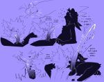 2025 aak_(arknights) anal anal_fingering announcing_orgasm anthro arknights balls black_body black_fur bodily_fluids cum cumshot dialogue digital_drawing_(artwork) digital_media_(artwork) domestic_cat duo ejaculation excessive_cum excessive_genital_fluids felid feline felis fellatio fingering foreskin fur genital_fluids genitals hair handjob heart_symbol hi_res humanoid_genitalia humanoid_penis hypergryph licking lying male male/male mammal moan nerunaur noir_(noirzvault) on_back onomatopoeia open_mouth oral penile penis penis_lick precum precum_squirt profanity sex signature simple_background snaggle_tooth sound_effects studio_montagne text tongue