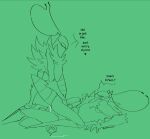 2025 anal anal_penetration antennae_(anatomy) anthro arm_tuft arthropod arthropod_abdomen balls blush blush_lines bodily_fluids cowgirl_position dialogue digital_media_(artwork) duo elbow_tuft empty_eyes english_text erection foreskin from_front_position genital_fluids genitals green_prince_(hollow_knight:_silksong) heart_symbol hi_res humanoid_genitalia humanoid_penis insect lying male male/male neck_tuft nerunaur nude on_back on_bottom on_top penetration penis segmented_arms segmented_legs sex signature simple_background text tuft unretracted_foreskin