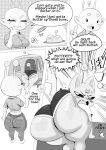 absurd_res alien alien_humanoid anthro bent_over big_butt biped blush bottomwear breasts butt butt_slap clothed clothing dialogue english_text felid feline female female/female hi_res huge_butt humanoid looking_back mammal monochrome nebssik slap speech_bubble text thick_thighs topwear vehicle