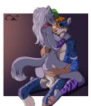  anthro balls blue_body blue_fur blush breasts breath butt canid canine canis domestic_dog duo embrace female female_penetrated five_nights_at_freddy&#039;s five_nights_at_freddy&#039;s:_security_breach fur genitals grey_body grey_fur hair half-closed_eyes hug katfishcom male male/female male_penetrating male_penetrating_female mammal narrowed_eyes nipples nude pawpads paws penetration penis roxanne_wolf_(fnaf) scottgames sex vaginal vaginal_penetration video_games wolf 