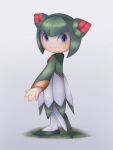  1girl blue_eyes cosmo_(sonic) full_body grey_background highres isa03re monster_girl plant_girl simple_background solo sonic_(series) sonic_x standing twitter_username 