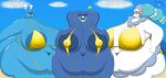 absurd_res angry anthro areola beach belly big_areola big_belly big_breasts big_butt big_nipples bikini blue_hair blush breasts brionne butt clothing deep_navel fan_character female freckled_breasts freckled_butt freckled_face freckles gabriela_sandoval_(solandartist75) generation_7_pokemon gold_bikini golden_week group hair half_naked hi_res hyper mia_sandoval_(solandartist75) micro_bikini navel nintendo nipple_suspension_bikini nipples nipples_visible_through_clothing nude nude_female obese obese_anthro obese_female one-piece_swimsuit overweight overweight_anthro overweight_female pokemon pokemon_(species) popplio primarina sand sandra_sandoval_(solandartist75) slightly_chubby slightly_chubby_anthro slightly_chubby_female sling_bikini small_bikini solandartist75 surprised swimwear tongue tongue_out trio two-piece_swimsuit