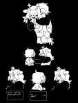 2026 3:4 ambiguous_gender ambiguous_human anthro antlers biped black_and_white black_background clothed clothing confusion deer deltarune dialogue dialogue_box digital_drawing_(artwork) digital_media_(artwork) duo english_text eye_contact female female/ambiguous female_anthro hair hi_res holding_partner horn human impwolf666 kris_dreemurr long_hair looking_at_another looking_at_partner mammal monochrome new_world_deer noelle_holiday question_mark short_hair simple_background snout snowgrave talking_to_another text undertale_(series)