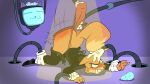 angry annoyed anthro ass_up belt bottomwear bottomwear_down butt butt_slap canid canine caught caught_in_the_act clothed clothing corporal_punishment diamond_(gem) diane_foxington dreamworks eyebrow_piercing eyebrows facial_piercing failed failed_attempt female fox fur gem heist hi_res humiliation lev0on machine mammal open_belt orange_body orange_fox orange_fur paddle paddling panties pants pants_down partially_clothed piercing pinned punishment red_clothing red_fox red_panties red_underwear restrained restrained_arms restrained_legs robot robotic_arm skinsuit slap solo spank_marks spank_marks_on_ass spanking spanking_focus spanking_machine spanking_paddle struggling tail teeth the_bad_guys thief thief_outfit tight_clothing true_fox unbuckled_pants underwear wedgie