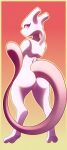  absurd_res butt female hi_res legendary_pok&eacute;mon looking_at_viewer mewtwo nintendo pok&eacute;mon pok&eacute;mon_(species) raised_tail smile solo video_games xael_the_artist 