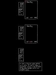 2026 3:4 black_and_white black_background deltarune digital_drawing_(artwork) digital_media_(artwork) english_text gameplay_mechanics hi_res impwolf666 menu monochrome not_furry simple_background snowgrave text undertale_(series) zero_pictured