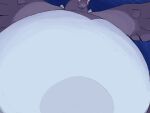  belly black_body blue_belly blue_body feral hi_res immobile legendary_pok&eacute;mon male morbidly_obese nintendo obese overweight pok&eacute;mon pok&eacute;mon_(species) shadow_lugia shadow_pok&eacute;mon simple_background solo video_games white_body zephy_03 