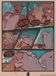 2026 5_fingers 6_panel_comic absurd_res age_difference anthro anthro_on_anthro balls big_penis black_nose blue_background bodily_fluids border briefs brown_body brown_fur bulge clothed clothing comic detailed_bulge dialogue don_(dracks) dracks duo ellipsis english_text erection eyebrows eyewear father_(lore) father_and_child_(lore) father_and_son_(lore) fingernails fingers forced fored foreskin fred_(dracks) fur furniture genital_fluids genitals glasses hand_on_penis hi_res humanoid_genitalia humanoid_penis incest_(lore) inside intraspecies leaking_precum looking_at_genitalia looking_at_penis lying male male/male mammal mature_male mustelid musteline nails navel nipples older_male on_back on_sofa open_mouth page_number parent_(lore) parent_and_child_(lore) parent_and_son_(lore) partially_clothed penis precum questionable_consent rectangular_glasses simple_background sleeping sofa son_(lore) sound_effects tan_border teeth text thick_penis thong throbbing throbbing_penis tilde_after_text tongue true_musteline underwear underwear_down underwear_only url vein vowelless vowelless_sound_effect weasel younger_male zzz