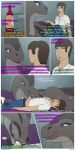 1:2 absurd_res alcohol alcohol_bottle algae bed bedroom_eyes bestiality bestiality_fellatio beverage beverage_bottle bodily_fluids bottle brown_hair clothing comic container cum cum_in_mouth cum_inside dialogue dinosaur dominant dominant_female dominant_feral dromaeosaurid duo english_text eyes_closed feathers fellatio female feral feral_penetrated furniture genital_fluids genitals green_eyes hair hi_res human human_on_feral human_penetrating human_penetrating_feral internal_fellatio interspecies licking licking_lips long_tongue lying male male/female male_human mammal midnightgryphon narrowed_eyes on_back oral orgasm_face penetration penile penis penis_on_tongue prehistoric_species purple_eyes reptile saurischian scalie seductive sex text theropod tongue tongue_out url