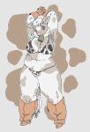 2024 animal_print animal_print_bikini anthro armpit_hair belly big_breasts big_iris bikini bikini_thong body_hair boots bovid bovine breasts brown_eyes cattle cleavage clothed clothing cow_print cow_print_bikini cowbell dot_pupils eyelashes facial_markings female female_anthro fluffy_collar fluffy_ears footwear forehead_markings full-length_portrait fur fuzzy gardening_gloves gloves hair hands_above_head hands_together handwear head_markings head_tuft hi_res looking_at_viewer love_handles mammal markings neckwear pattern_background pattern_bikini pattern_clothing pattern_swimwear pinup portrait pose presenting_armpit rounded_ears shoes short_hair simple_background skimpy slightly_chubby slightly_chubby_anthro slightly_chubby_female small_eyebrows solo sori0414 standing swimwear tail tail_tuft tan_spots thick_thighs tuft two-piece_swimsuit underwear underwear_only white_body white_fur white_hair wide_hips