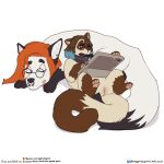 1:1 arctic_fox canid canine clitoral_hood clitoris collar collar_only domestic_cat duo english_text eyewear felid feline felis female feral fox genital_scar genitals glasses hair hermia_idril hi_res humanoid_genitalia humanoid_genitalia_on_feral humanoid_vulva humanoid_vulva_on_feral mammal molly_pines nude orange_hair pawpads paws piercing scar siamese_cat tablet tablet_pen text the_gentle_giant trans_(lore) trans_woman_(lore) true_fox url vaginoplasty_scar visibly_trans vulva