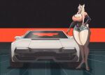 5_fingers anthro belly big_breasts big_butt blonde_hair blue_eyes bottomwear braided_hair breasts brown_body brown_fur butt car car_keys cleavage_cutout clothing countershade_belly countershade_legs countershade_thighs countershading cutout daisy_dukes deer denim denim_bottomwear denim_clothing denim_shorts digital_media_(artwork) eyewear female fingers floor fluffy fluffy_tail full-length_portrait fur glass glasses glistening hair hair_over_eye hand_on_hip headlight hi_res high_collar hiverdose holding_key holding_object hooved_fingers hooves hotpants key leotard leotard_under_clothing leotard_under_shorts long_sleeves mammal platinum_blonde portrait reflection sahra_(hiverdose) scut_tail seat shadow short_sleeved_shirt short_tail shorts simple_background solo sports_car standing tail thick_thighs tire vehicle wearing_glasses white_body white_car white_fur windshield