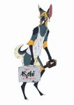 absurd_res alcohol asahi_super_dry beverage box canid canine cigarette cigarette_in_mouth clothing container fox glass_bottle hi_res hybrid male mammal maned_wolf object_in_mouth saradrawsart semi-anthro shirt solo stained_clothing standing star star_(saradrawsart) tank_top topwear whiskey