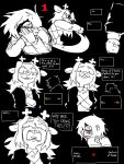 2026 3:4 ambiguous_gender ambiguous_human angry anthro antlers attack biped black_and_white black_background blood bodily_fluids clothed clothing comic crying deer deltarune dialogue dialogue_box digital_drawing_(artwork) digital_media_(artwork) duo english_text female female_anthro hair hi_res horn human impwolf666 kris_dreemurr long_hair mammal monochrome new_world_deer noelle_holiday nosebleed punch scared short_hair simple_background snout snowgrave talking_to_another tears tears_of_desperation text undertale_(series) yelling