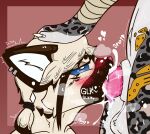 andromorph andromorph/male animal_genitalia anthro balls bandage bandaged_arm blue_eyes bodily_fluids cum cum_in_mouth cum_inside deep_throat domestic_cat duo ear_piercing ear_ring felid feline felis forced fucked_silly genital_fluids genitals hand_on_head hi_res hugo_(justasleepysnep) intersex intersex/male justasleepysnep male mammal motion_lines neck_bulge onomatopoeia oral oral_penetration pantherine penetration piercing ring_piercing sheath siamese_cat simple_background snow_leopard sound_effects sweat text