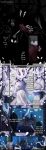 2026 2_horns absurd_res ambiguous_gender arthropod biped black_body black_eyes black_text blue_eyes cloak clothed clothing comic dialogue empty_eyes end_page english_text exclamation_point eyelashes female hi_res holding_melee_weapon holding_object holding_weapon hollow_knight_(character) hollow_knight_(franchise) horn hornet_(hollow_knight) looking_at_another mature_female melee_weapon musical_note musical_symbol myla_(hollow_knight) plant question_mark red_cloak red_clothing shade_lord_(hollow_knight) shadow_creature sitting speech_bubble ssleepyflowers symbol talking_to_another team_cherry text the_knight_(hollow_knight) vessel_(species) vines weapon white_lady_(hollow_knight) white_text wings