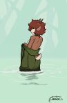 anthro bangs bath bathing body_hair bovid bovine breasts butt caprine choker clothing collar covering dress elmistorr exposed_breasts eye_bags eyes_closed faun female fluffy fluffy_tail fog forest fur ginger_fur goat hair happy hi_res hooves horn inner_ear_fluff jewelry laugh long_dress looking_at_viewer mammal messy_hair multicolored_body multicolored_fur narrowed_eyes nature nature_background necklace nipples nude nudist open_mouth plant rear_view red_hair relaxed_expression relaxing river satyr seductive short_hair signature slim slim_anthro slim_female small_breasts smile solo splash splashing_water suggestive tail tear_trough thalia_(elmistorr) tired tree tribal tribal_jewelry tuft two_tone_body two_tone_fur undressing water wet wet_body wet_clothing wet_fur wet_hair whimsical