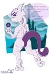  3_fingers anthro anus dialogue digitigrade female fingers floating genitals hi_res kiboshx legendary_pok&eacute;mon looking_at_viewer mewtwo nintendo pok&eacute;mon pok&eacute;mon_(species) psychic pussy simple_background solo video_games 