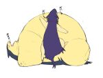 ambiguous/ambiguous ambiguous_gender feral generation_2_pokemon generation_8_pokemon hi_res hisuian_form hisuian_typhlosion immobile japanese_text looking_at_another lying morbidly_obese nintendo obese on_back open_mouth overweight pokemon pokemon_(species) regional_form_(pokemon) simple_background smile text typhlosion white_background zephy_03