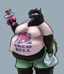  anthro belly big_belly big_breasts breasts equid equine horse huge_breasts hyper hyper_belly hyper_breasts male mammal redraster shadow_(discoshadow25) 