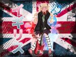  1girl anayerpapayer axis_powers_hetalia commentary_request frutiger_metro genderswap genderswap_(mtf) guitar highres instrument original punk self-upload signature solo tongue tongue_out twintails united_kingdom_(female)_(hetalia) united_kingdom_(hetalia) 