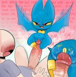  &lt;3 &lt;3_eyes 5_fingers adorabat anthro ass_clapping bat_wings bedroom_eyes belly big_butt big_ears big_penis black_eyebrows black_eyes black_pubes blue_body blue_ears blue_fur blush blush_lines bodily_fluids bottomless bottomless_male butt cartoon_network chiropteran chubby_female clothed clothing cross-popping_vein dripping drooling duo ears_up english_text eyebrows eyeless fangs featureless_feet female fingers flying fur genital_fluids genitals gradient_background grey_clothing grey_shirt grey_topwear half-closed_eyes heart_on_belly hi_res huge_penis human humanoid_genitalia humanoid_hands humanoid_penis imminent_sex light_body light_skin male male/female mammal mao_mao:_heroes_of_pure_heart membrane_(anatomy) membranous_wings motion_lines narrowed_eyes navel on_penis on_top_of_penis onomatopoeia open_mouth open_smile ota_(artist) pegleg penis pink_background pink_tongue plump_labia precum precum_drip pubes pupils pussy pussy_juice pussy_juice_on_penis red_pupils saliva salivating seductive shaking shirt shirt_only simple_background sitting slightly_chubby smile sound_effects spread_legs spreading sweat sweatdrop teasing teeth teeth_showing text thick_thighs tongue topwear topwear_only trembling vein veiny_penis white_background wide_hips wings yellow_belly yellow_pussy yellow_sclera 