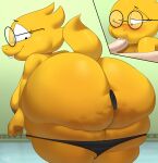 alphys anthro areola big_butt blush bodily_fluids breasts brown_areola buckteeth butt buttplug buttplug_insertion chipchell clothing dot_eyes duo eyewear fellatio female genitals glasses hi_res huge_butt huge_hips huge_thighs lizard looking_back male male/female non-mammal_breasts nude one_eye_closed oral panties penile penis plug_(sex_toy) plug_insertion reptile saliva scalie sex sex_toy sex_toy_insertion smile teeth thick_thighs undertale undertale_(series) underwear undressing video_games wide_hips yellow_body 
