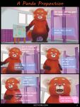  animated anthro bizyvore bodily_fluids comic dialogue disney duo female giant_panda hi_res mammal meilin_lee_(turning_red) open_mouth pixar saliva saliva_string turning_red ursid vore 